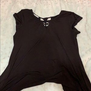 Flowy black blouse